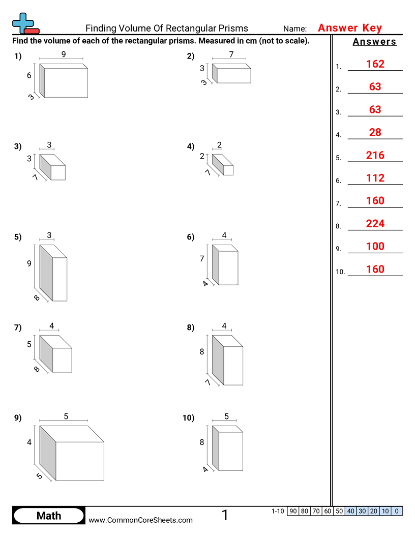 Volume Worksheets - finding-volume-of-rectangular-prisms worksheet